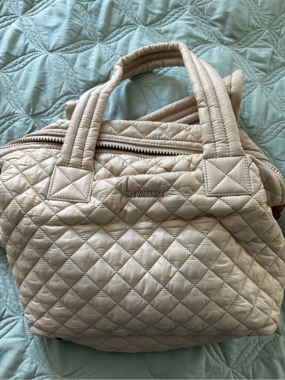 MZ Wallace Medium Sutton Tote in Buff